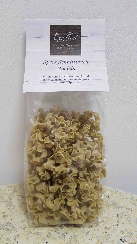 Speck Schnittlauch Nudeln